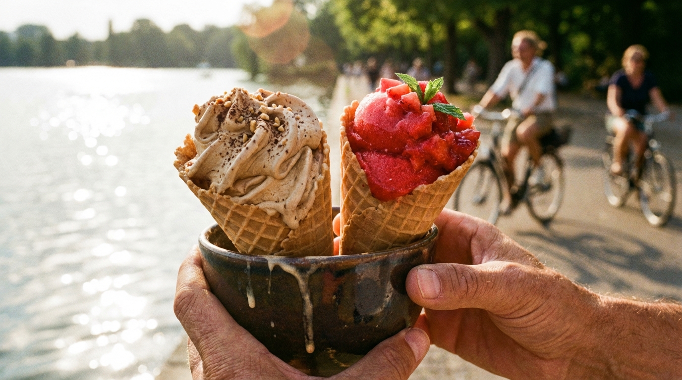 Eisgenuss auf der Route: Die Top-Eiscafés in der Innenstadt und am Maschsee